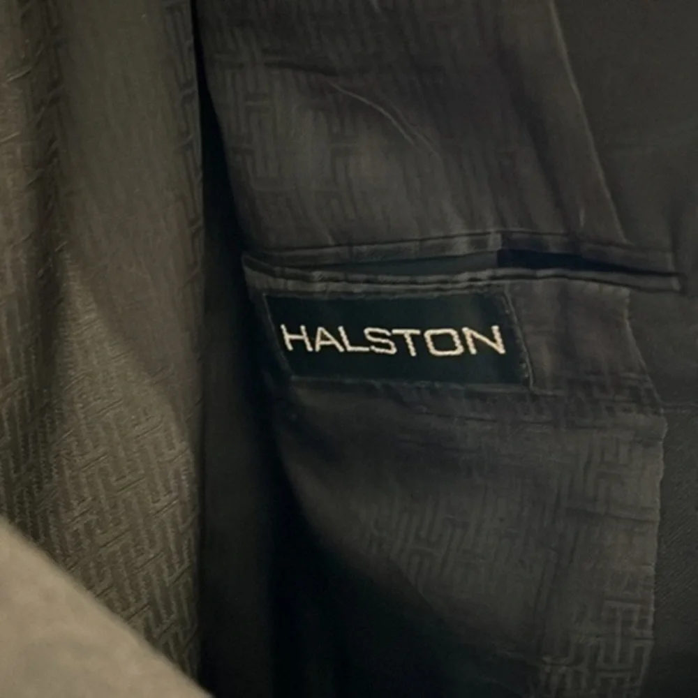 Halston 2 Button Wool Blazer